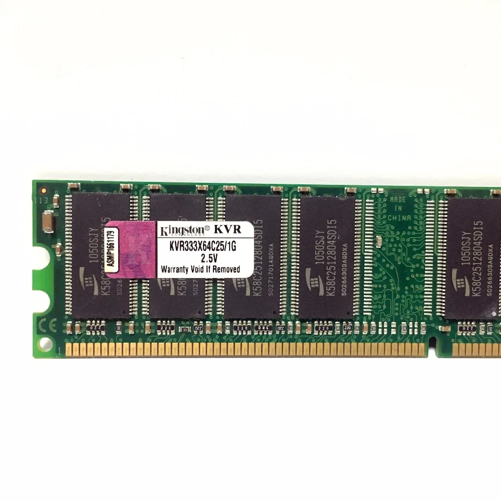 Kingston 1G 1GB DDR PC 2700 3200 u DDR 1 333MHZ 400 MHZ 333 400 MHZ Настольный ПК память модуль компьютер настольный DDR1 RAM