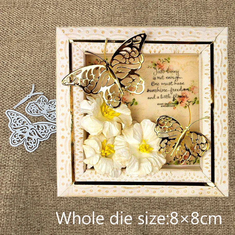

New Design Craft Metal Cutting Dies cut die lovely butterfly decoration Scrapbooking Album Paper Card Craft Embossing Die Cuts