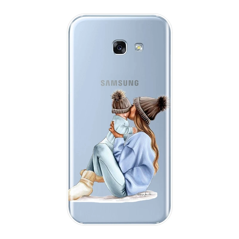 Чехол для телефона для девочки, женщины, мамы, для samsung A6 A8 Plus, Мягкая силиконовая задняя крышка для samsung Galaxy A3 A5 A7