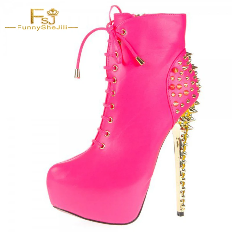 pink_stiletto_heels_stripper_shoes_rivets_platform_heel_ankle_booties_2_