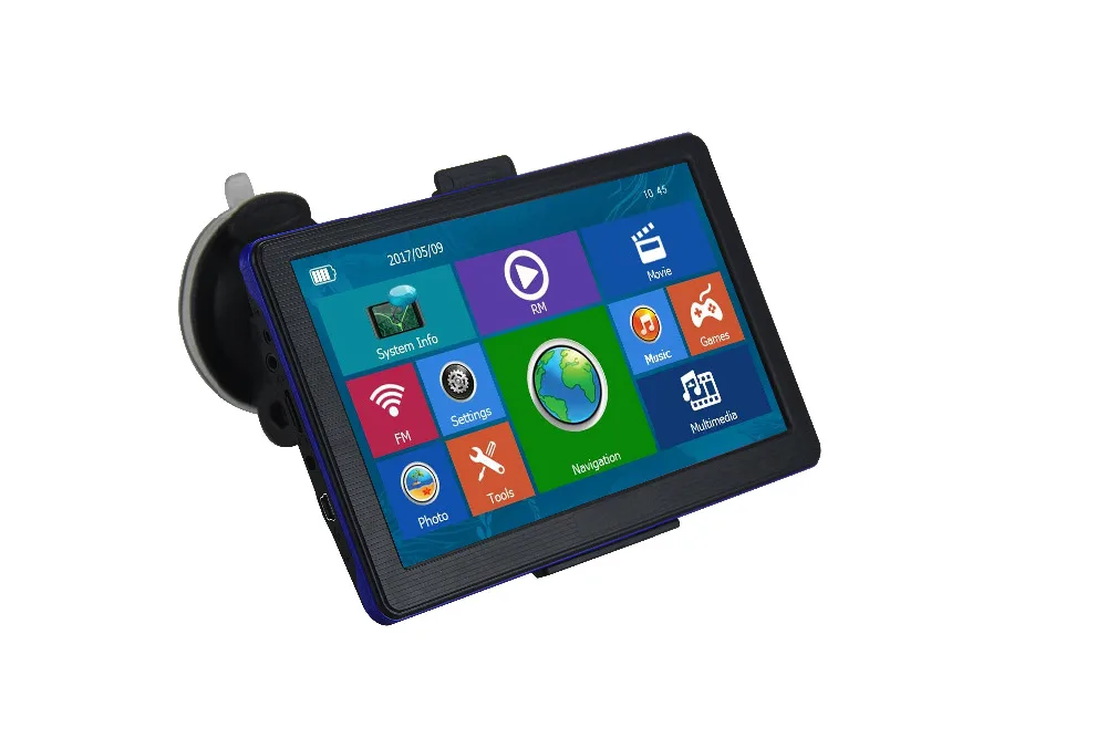 Автомобильный навигатор CARRVAS 7 дюймов 8 ГБ 256 м Bluetooth AV FM 2019 карты Европы или