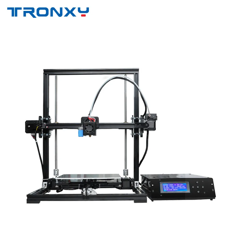 Tronxy X3A Высокоточный Рабочий стол 3d принтер DIY комплект большой размер печати с ЖК-экраном датчик автоматической коррекции поддержка TF USB