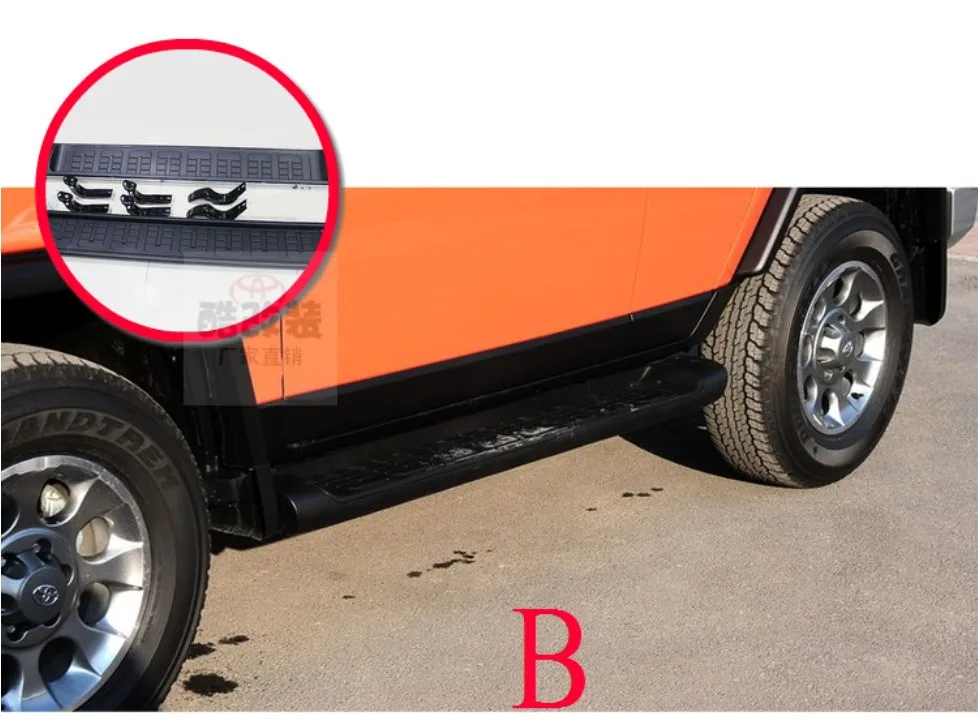  For Toyota FJ CRUISER 2007-2017 Car Running Boards Auto Side Step Bar Pedals High Quality Brand New