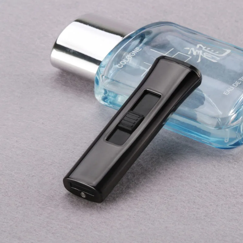 Mini-USB легче Перезаряжаемые двойная сторона ветрозащитный электронные зажигалки тонкий Электрический сигареты Зажигалка для мужчин зажигалка usb