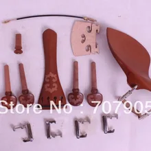 4/4 части скрипки jujube, тюнер peg упор для подбородка, подгриф хвост gut endpin мост# W7-1