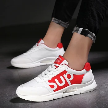 

Vogue Fashion Male Shoes Adult Nice Summer Lace-up Vulcanized Shoes Lightweight Breathable Sneakers Footwear For Men Casual