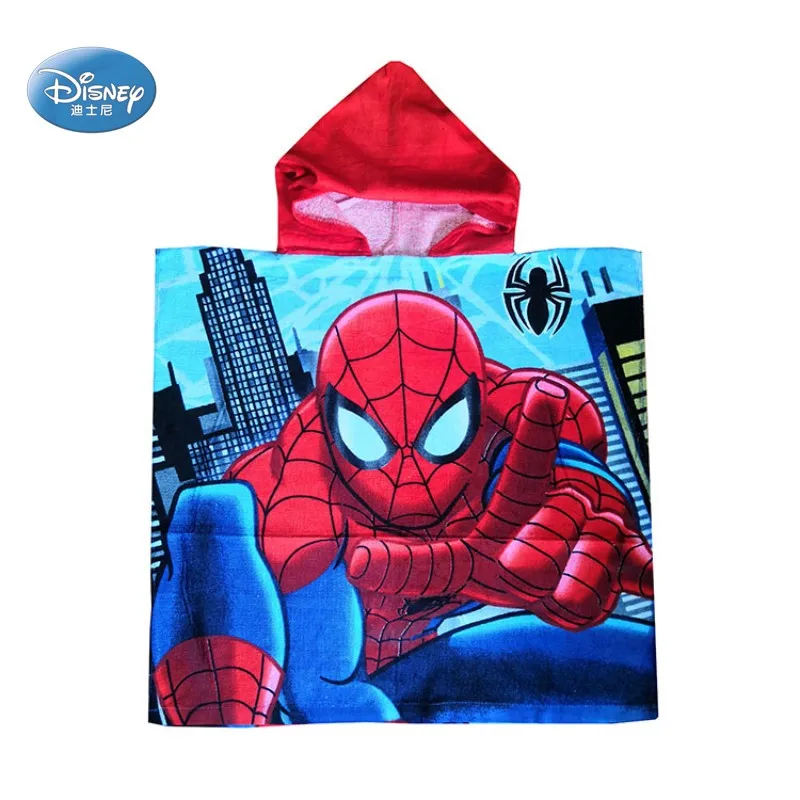 Disney Летнее платье с героями мультфильмов капюшоном для малышей Полотенца 95 Mc Queen