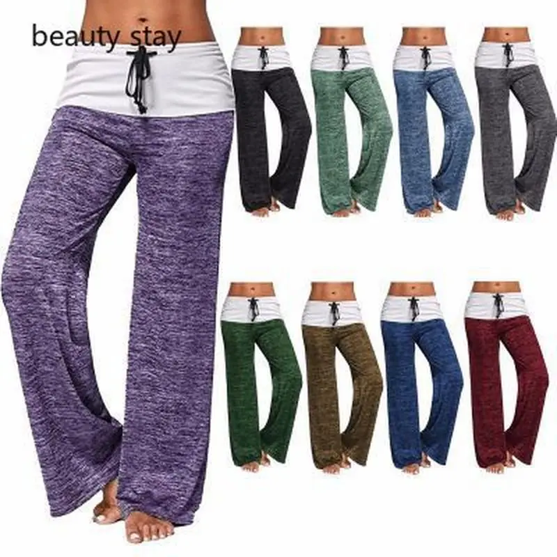 

Beauty Stay Patchwork Grey High Waist Push Up Women Leggings Drawstring Waist Quick-drying Outside Spring Sport Girl Leggings