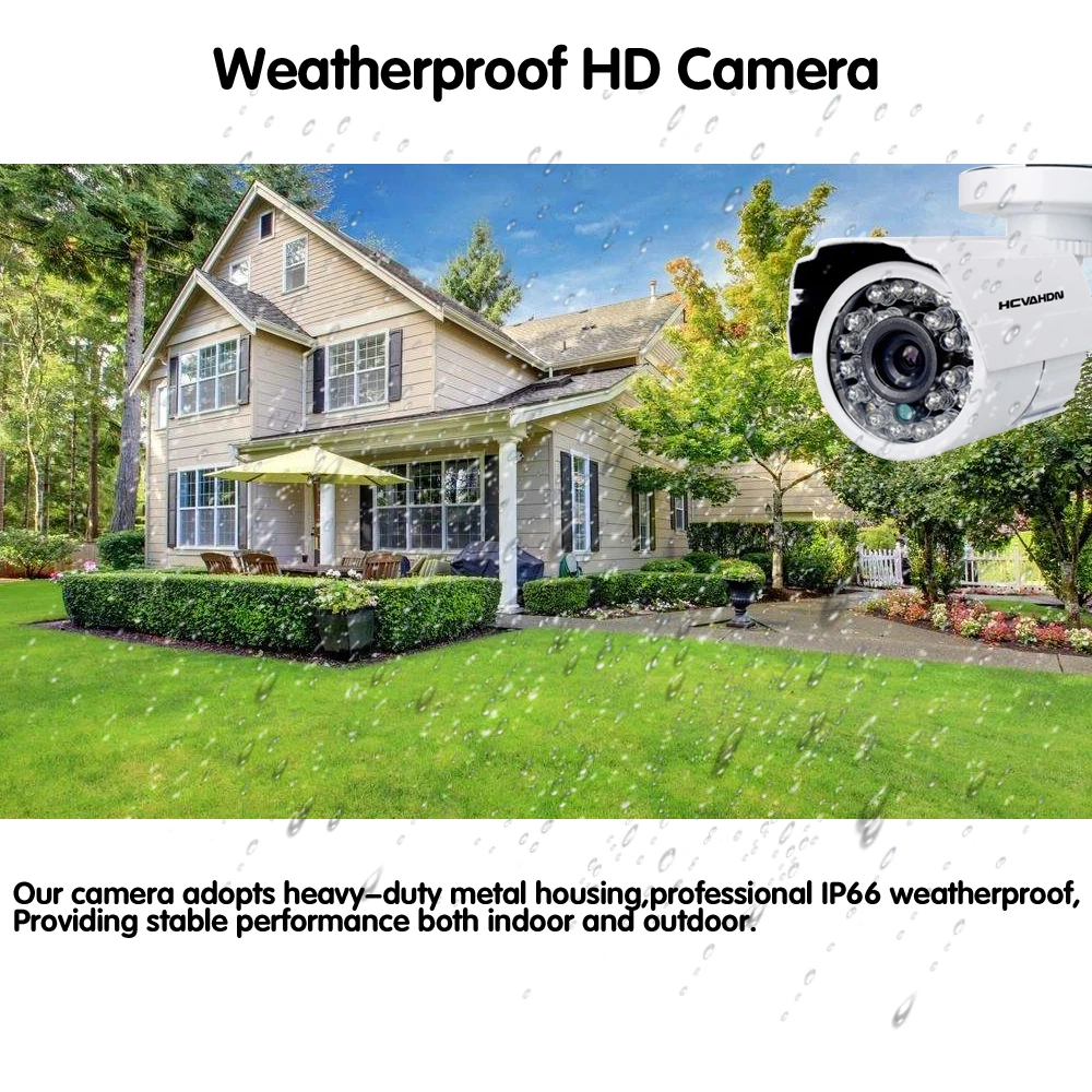 1080P CCTV System Outdoor Video Security Set AHD 8CH DVR System 8 X AHD 1080P 2.0MP Camera Surveillance Kit 8 channel 1080P CCTV System Outdoor Video Security Set AHD 8CH DVR System 8 X AHD 1080P 2.0MP Camera Surveillance Kit 8 channel