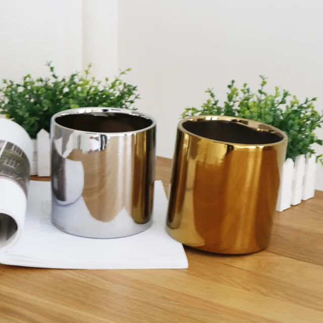 Online Shop Plating Goud/zilver keramische vaas woonkamer tuin ... Online Shop Plating Goud/zilver keramische vaas woonkamer tuin ...