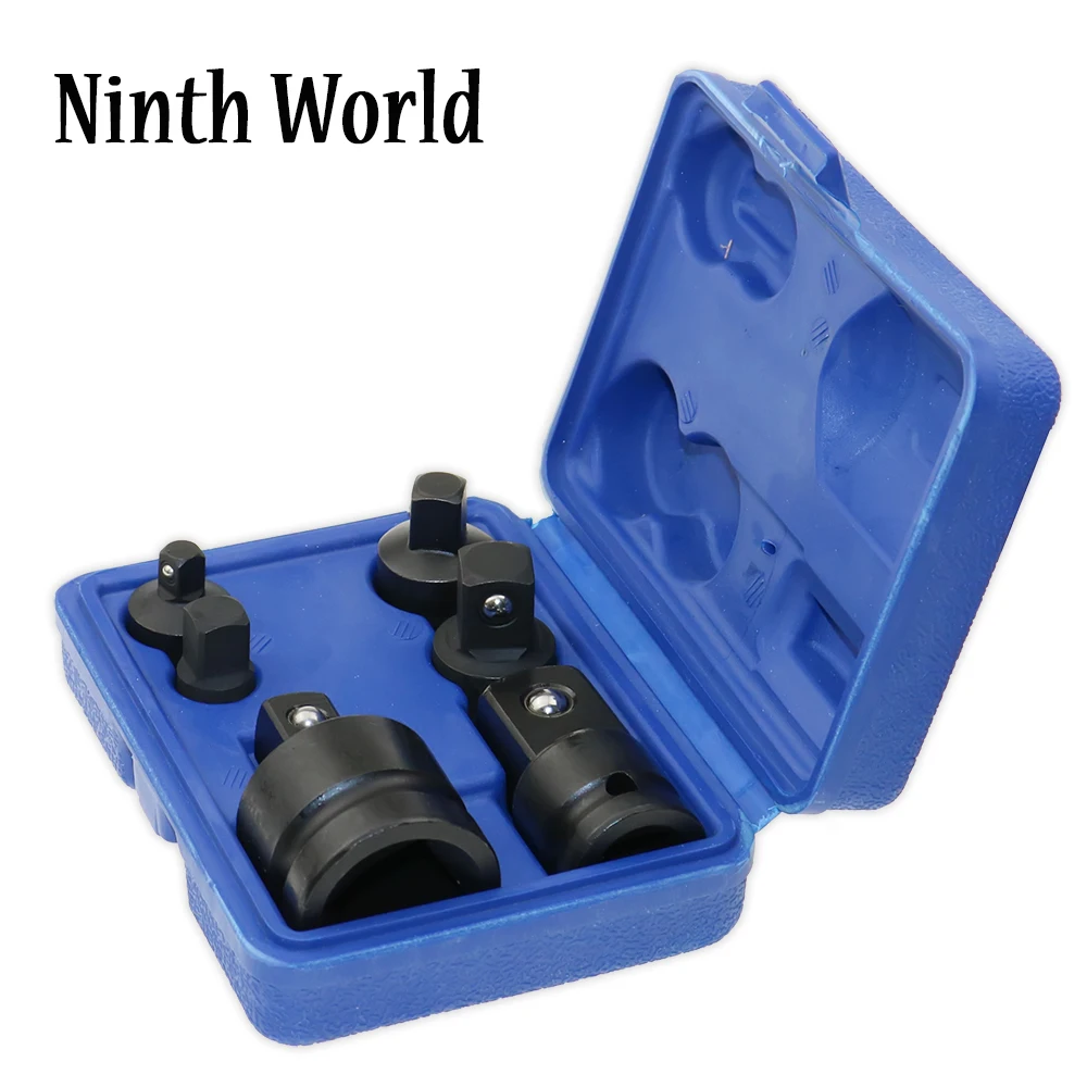 6 Piece Impact Adapter And Reducer Set Use With Impact Wrenches And ...