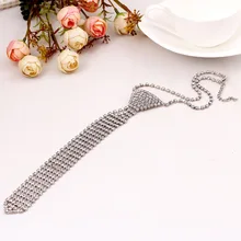 Цвета: золотистый, серебристый модные женские туфли со стразами и галстук-бабочка роскошный Bling Ярусное ожерелье-Лассо кулон колье аксессуары для изготовления украшений для вечерние