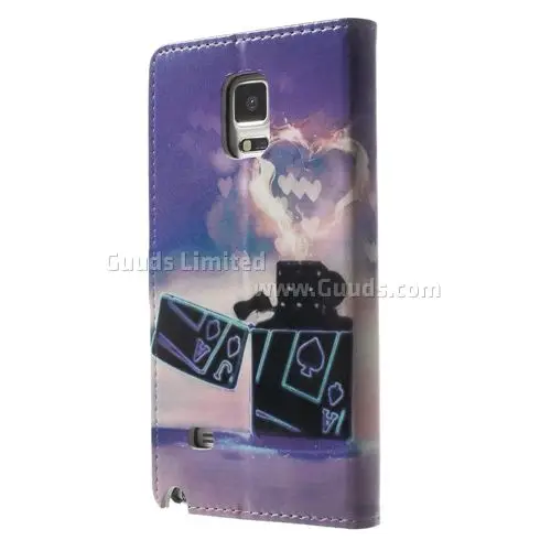 Poker Lighter Leather Flip Cover for Samsung Galaxy Note 4 N910