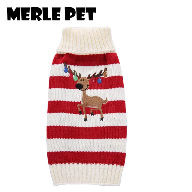 merle pet christmas costume reindeer cute dog sweaters coat warm winter soft puppy clothes chihuahua small - Large Dog Christmas Sweaters merle pet christmas costume reindeer cute dog sweaters coat warm winter soft puppy clothes chihuahua small - Large Dog Christmas Sweaters