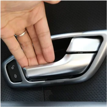 

For Land rover Range Rover Evoque ABS Matt Silver Interior Door Handle Frame Trim Car Accessories 4pcs