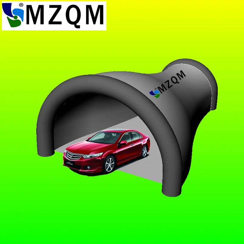 MZQM 10,1*8,1*5 м прочный водонепроницаемый ткань Оксфорд надувной тент мобильный надувной автомобиль гараж портативный гараж