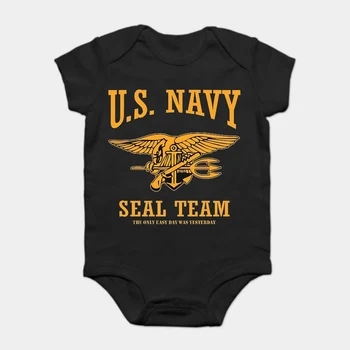 

Baby Onesie Baby Bodysuits kid t shirt U.S. NAVY SEAL TEAM The Only Easy Day Was Yesterday BY Printed Hipster Tee Plus Size