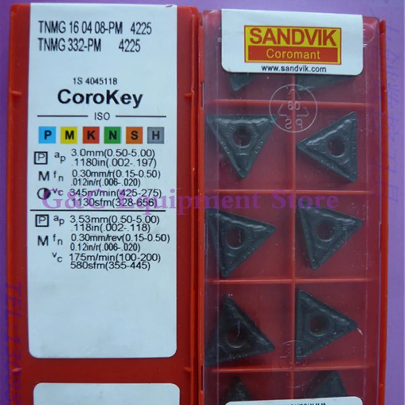 

PROFESSIONAL CNC BLADE SUPPLY TURNING TOOL TNMG 160408-PM 4225 CARBIDE INSERTS
