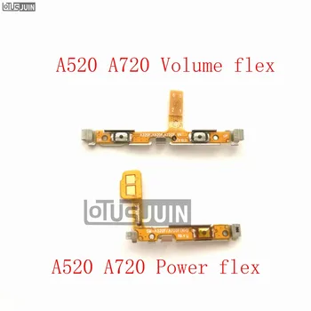

1PCS For Samsung Galaxy A520 A720 A5 A7 2017 Power Volume Button Switch Connector Flex Cable