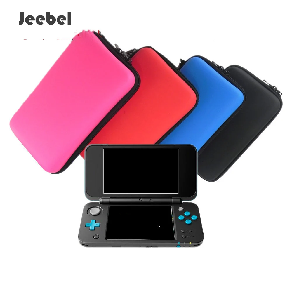 Jeebel Nintend جديد 2DS XL حالة ل جديد 2DS XL الصلب إيفا واقية حقيبة للتخزين غطاء حامل فوندا لعبة وحدة Nintend 2DS حالة