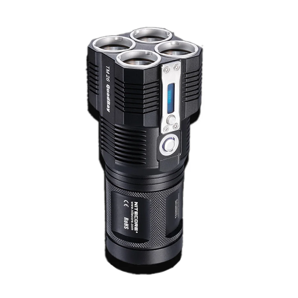 Вспышка аккумуляторная NITECORE TM26 4 светодиода 4000 лм 454 м|Фонарики и осветительные