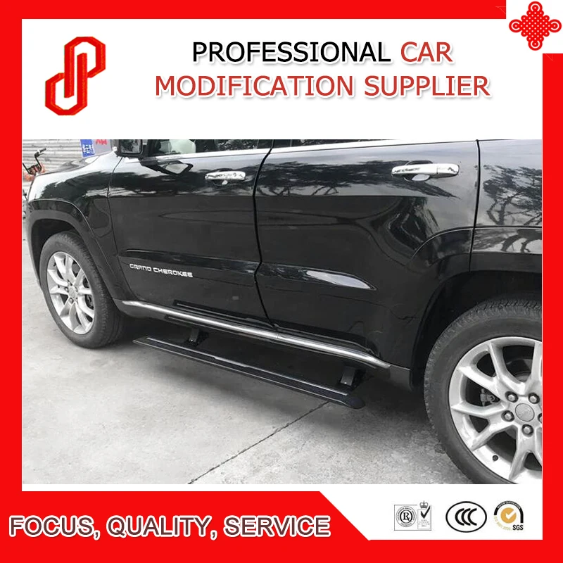 

Automatic scaling high quality aluminium alloy Electric pedal side step running board for Grand Cherokee 2014 2015 2016 2017 18