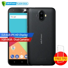 Купить Ulefone S7 1 ГБ + 8 ГБ двойная камера 8MP+5MP мобильный телефон 5.0 дюймов HD MTK6580A 4 ядра Android 7.0 3G WCDMA смартфон