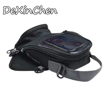

Motorcycle bag mobile phone navigation pack multi - functional small oil tank package magnetic fixed strap Free shipping