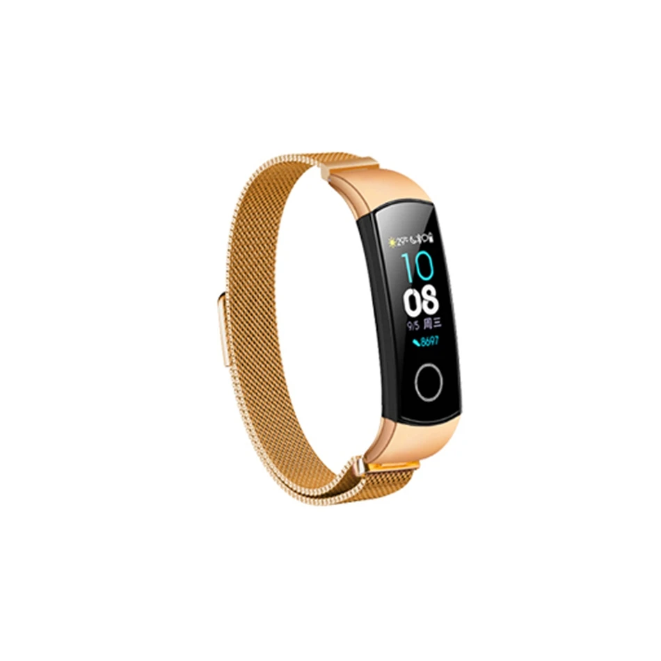 Металлический ремешок YUEDAER для huawei Honor Band 4, браслет из нержавеющей стали, металлические ремешки для Honor Band 4, аксессуары