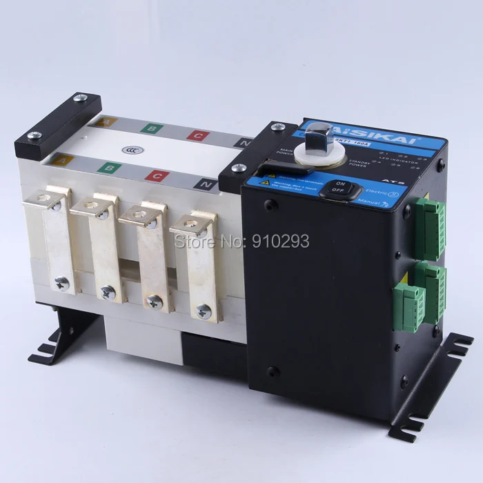 Dual Power ATS Automatic Transfer Switch 125A Single Three Phase Genset circuit Switch diesel generator part 110V 220v 380V 630 amp ats diesel generator set controller box automatic transfer switch three phase dual power charge curcuit genset part