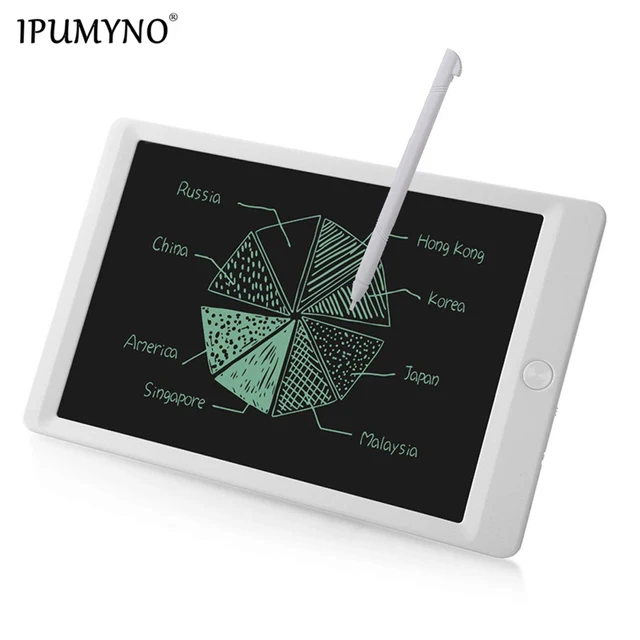IPUMYNO 10'' 8.5" Portable LCD Digital Writing Tablet With E