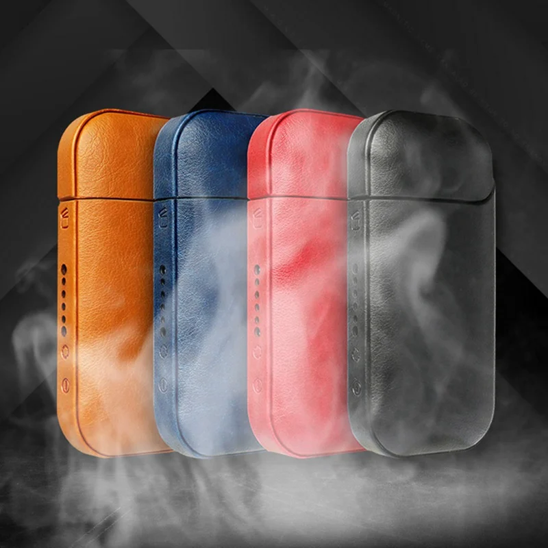 4 цвета PU кожаный чехол Электронная сигарета кожаный держатель коробки Аксессуары для хранения сумки для переноски для IQOS