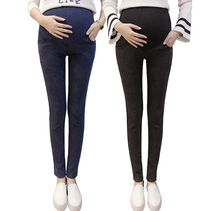 Брюки для беременных, качественная женская одежда, обычные подходящие джинсы для беременных женщин, большие размеры, Embarazada, обтягивающие штаны для беременных