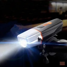 Светодиодный точечный светильник Универсальный Велосипедный светильник USB Перезаряжаемый светодиодный светильник на переднюю головку 4 режима Водонепроницаемый светодиодный светильник встроенный аккумулятор