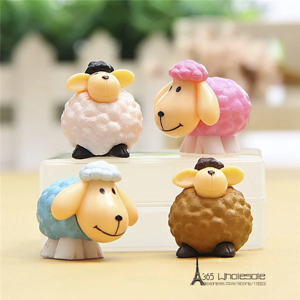 Cute Little Sheeps mini figures 4pcs - Front 3