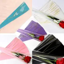 50 шт./лот упаковочная бумага для цветов розы флорист упаковочная бумага одна роза цветы подарок для свадьбы Цветочная посылка
