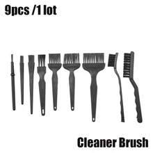 9 шт. пластиковый пылесос для клавиатуры щетка антистатические щетки для очистки клавиатуры компьютера сотового телефона лаборатории PCB пыли
