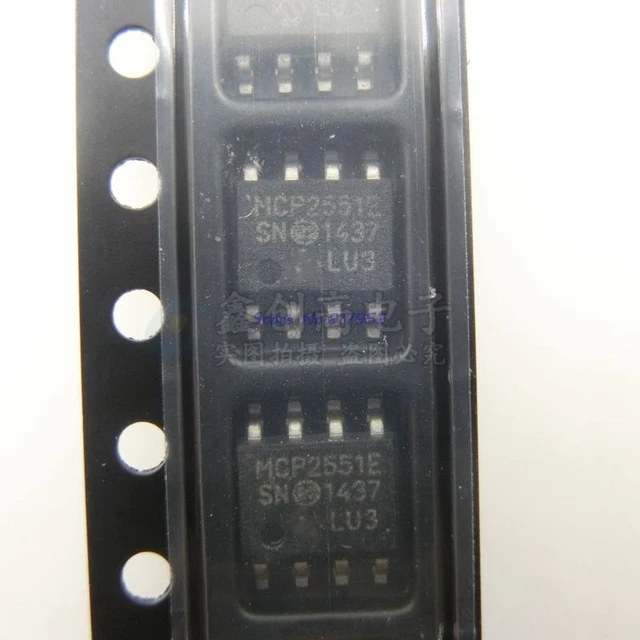 

5pcs/lot MCP2551-I/SN SOP-8 MCP2551 High speed CAN transceiver IC In Stock