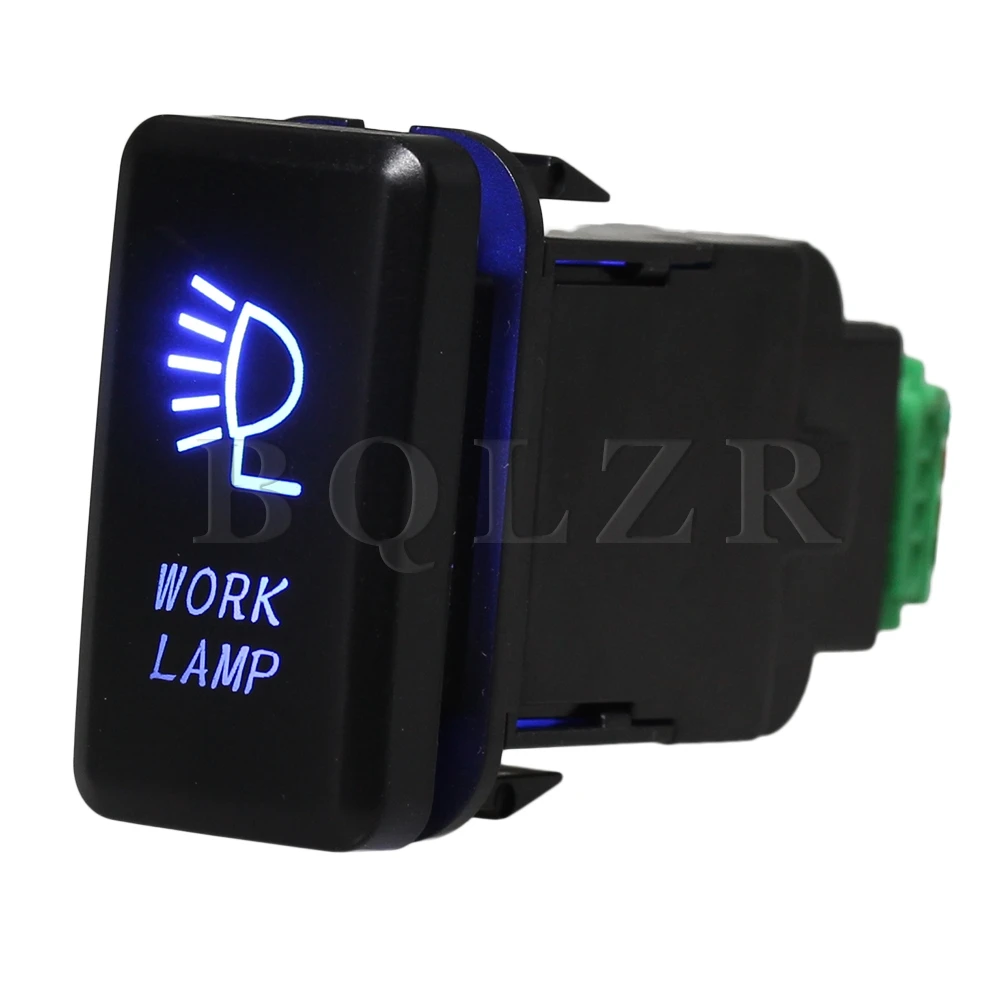 

BQLZR Blue Pattern Switch Harness S-OT Work Toggle Switch Blue Color for TOYOTA