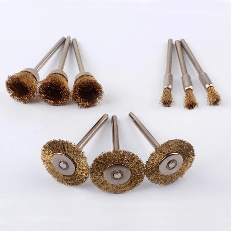 9ps Steel Wire Wheel dremel tools accessories rotary tool wire Brush