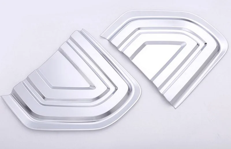 Silver Хромированная Автомобильная задняя сторона U крышка для формы рамка отделка 3D наклейка для Range Rover Sport автомобильный Стайлинг - Название цвета: Silver