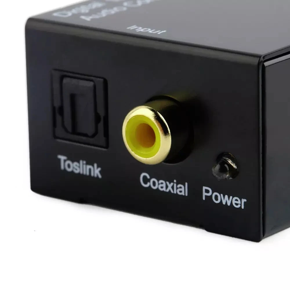 Цифровой Adaptador оптический коаксиальный RCA Toslink сигнал в аналоговый аудио конвертер Кабель-адаптер 20 компл./лот Быстрая