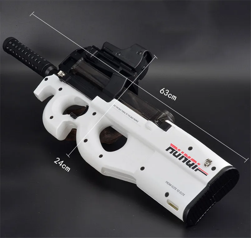 Bala de Água Arma de Brinquedo Pistola ao ar Elétrica Sniper Rifle Grafite cs Jogos Paintball Explosões Arma Meninos Brinquedos Livre Presente Natal P90 8 brinquedo sniper rifle grafite cs jogos paintball