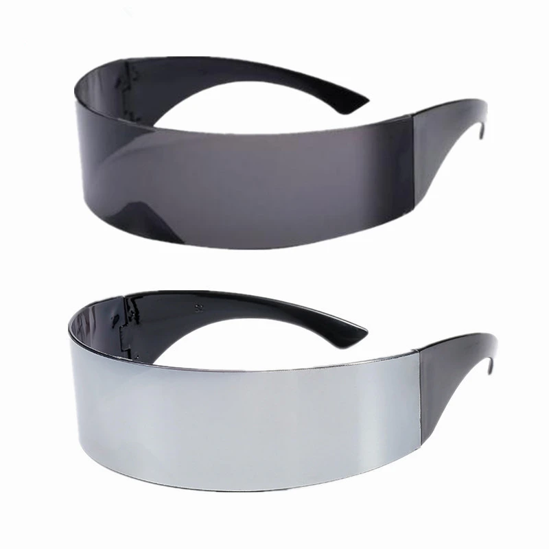 funny futuristic wrap around monob costume sunglasses mask novelty glasses pa G