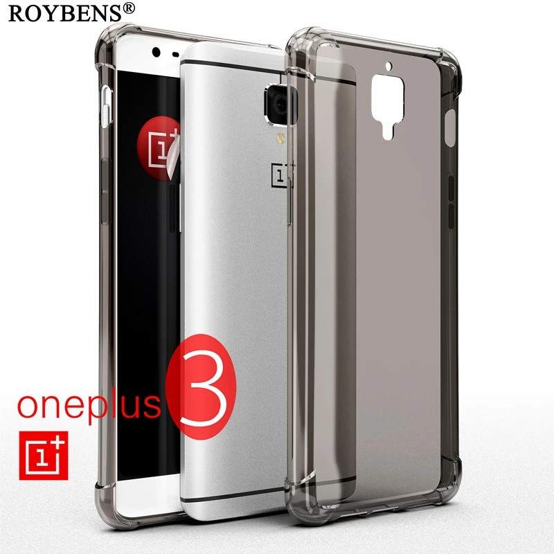 

Roybens For Oneplus 3 Case For Oneplus 3T Fashion Crystal Transparent Silicone Case For Oneplus 5 Three Five Clear TPU Cover Bag