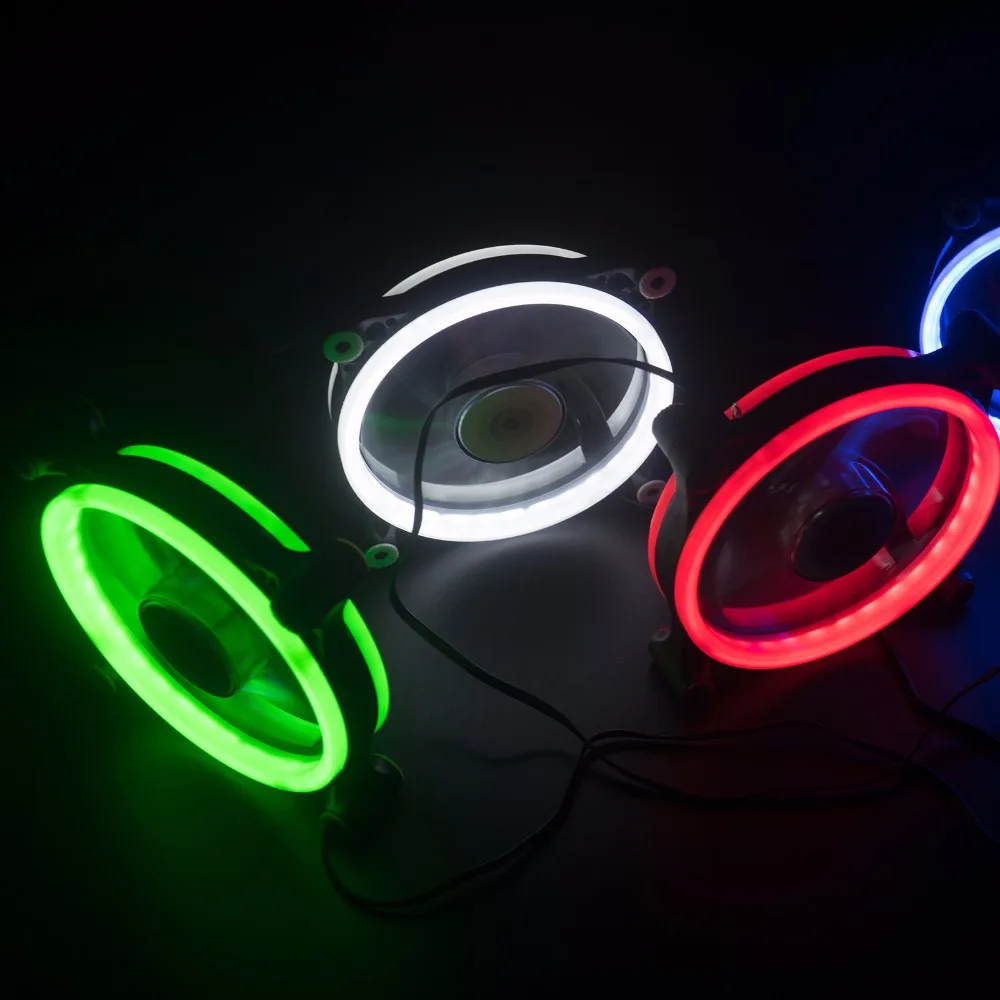 Aigo Z6 1 упак. Кулер для процессора 120 мм LED RGB 12в Аврора Вентилятор компьютера ПК