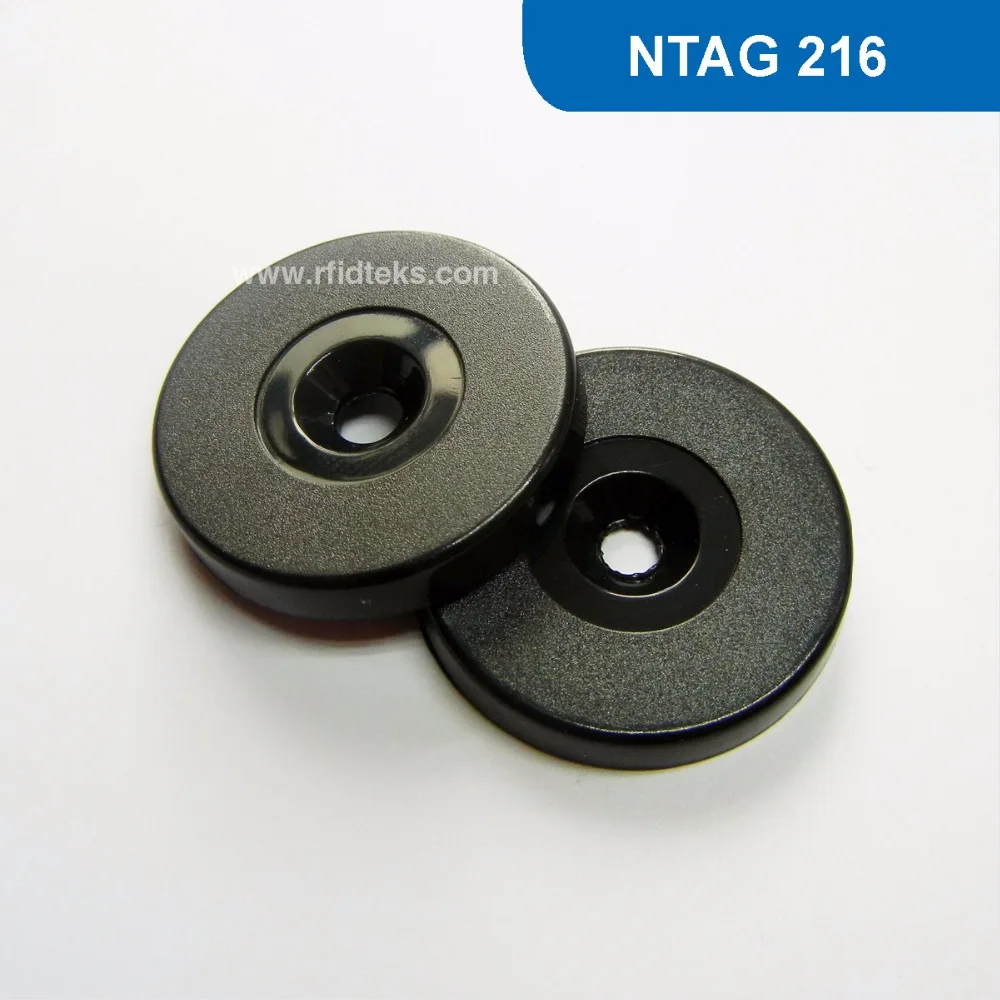 RT30 диаметром 30 мм ABS RFID токен метка, NFC Бесконтактный Смарт тег 13,56 МГц 888 байт, оборот в минуту(R/W с NTAG 216 чип