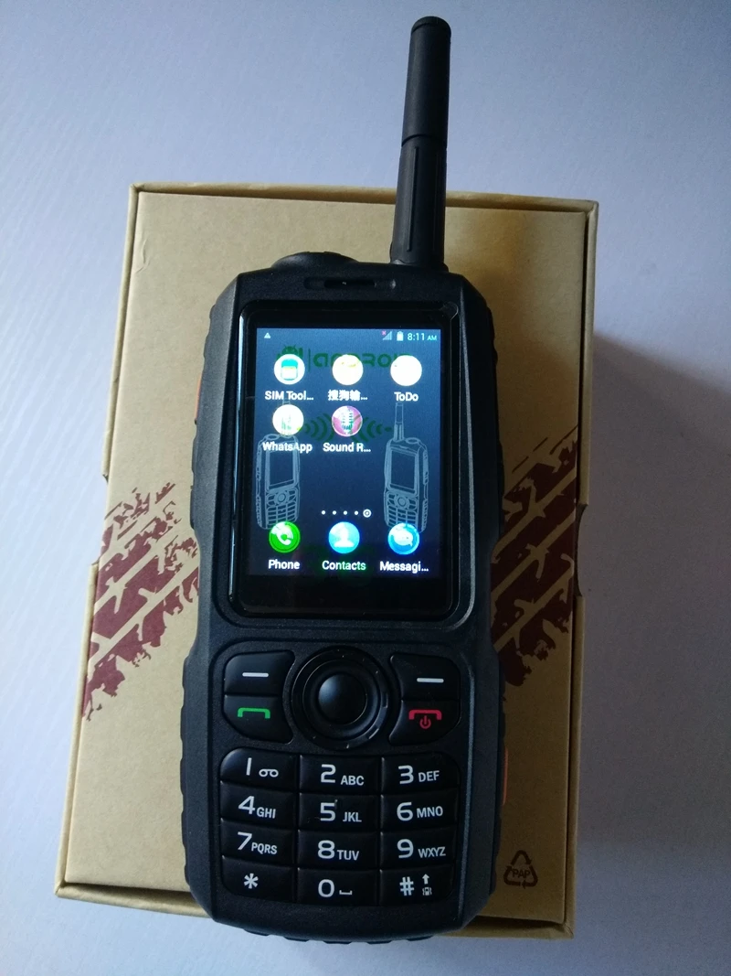 GSM WCDMA walkie talkie  GPS wifi SIM card two way radio global call 