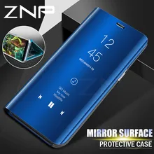 Прозрачный зеркальный умный чехол для samsung J7, J5, J3,, A7, A5, A3, кожаный флип-чехол с подставкой для samsung Galaxy S9, S8 Plus, A8, чехол