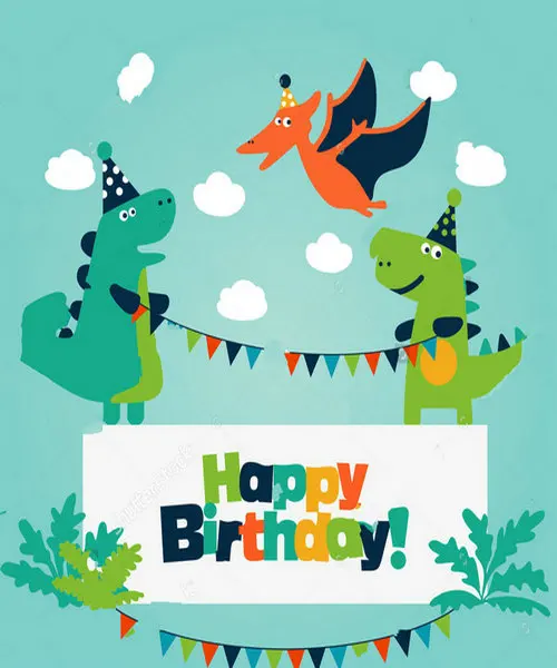 anniversary dinosaur happy birthday
